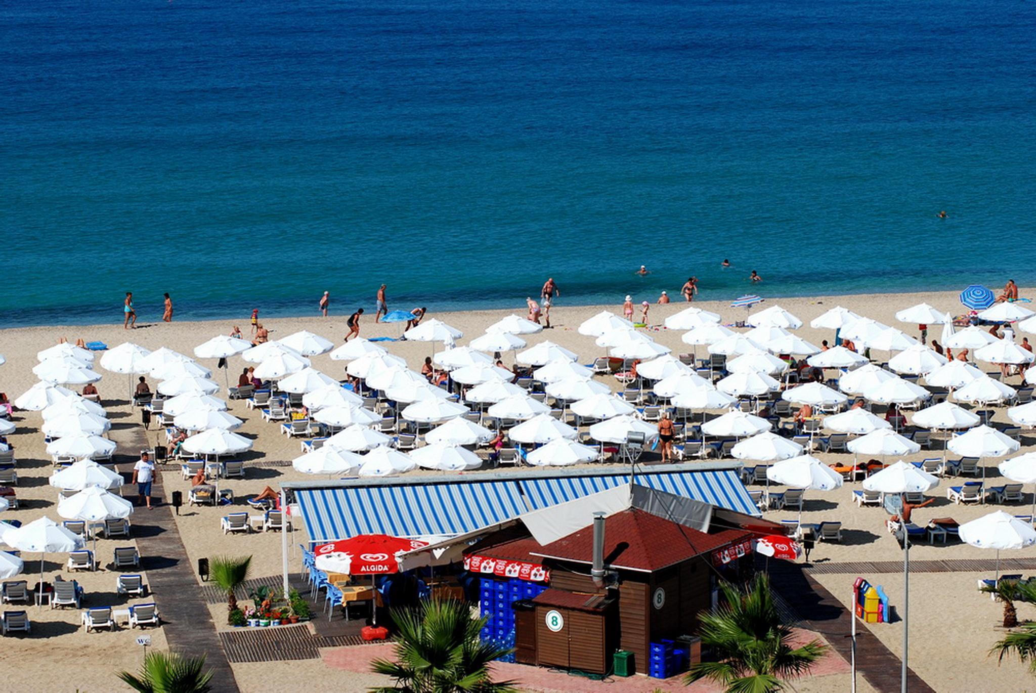 Grand Zaman Beach Hotel Alanya Buitenkant foto